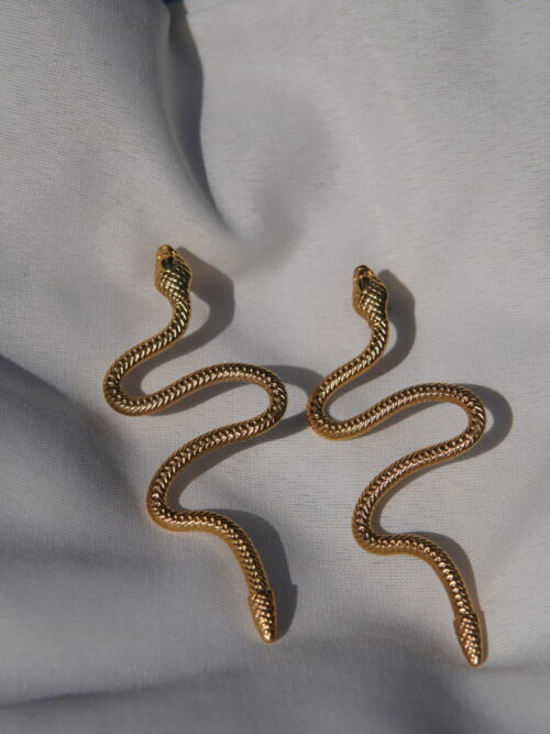 Medusa fülbevaló