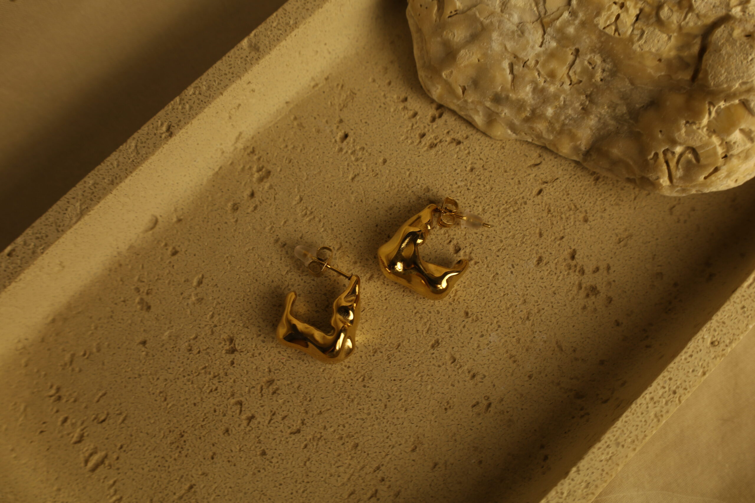 Miri gold fülbevaló