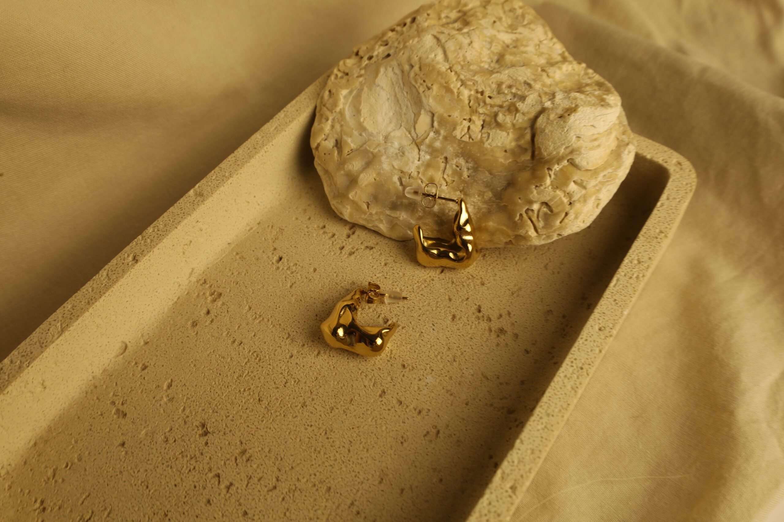 Miri gold fülbevaló - Image 2